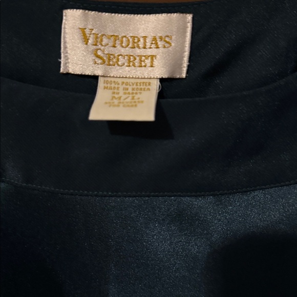 Vintage Gold Label Victoria's Secret Emerald Green Nightgown - Picture 3 of 4